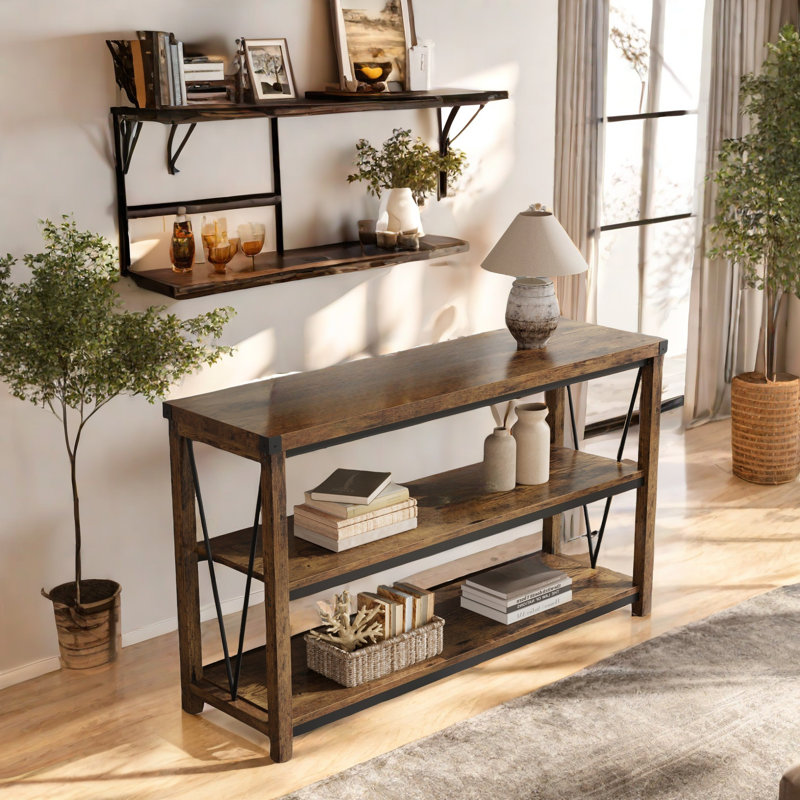 Wayfair sofa table with storage discount